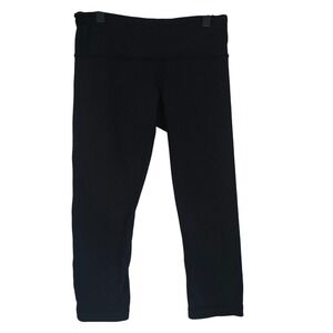 Lululemon‎ Align Black Cropped Leggings Pants Size 6